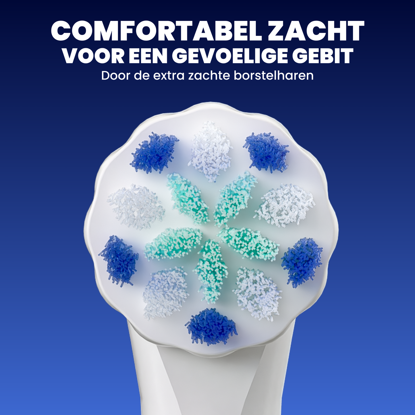 Opzetborstels geschikt voor Oral-B iO - Zachte Borstelharen - Wit - 8 Stuks