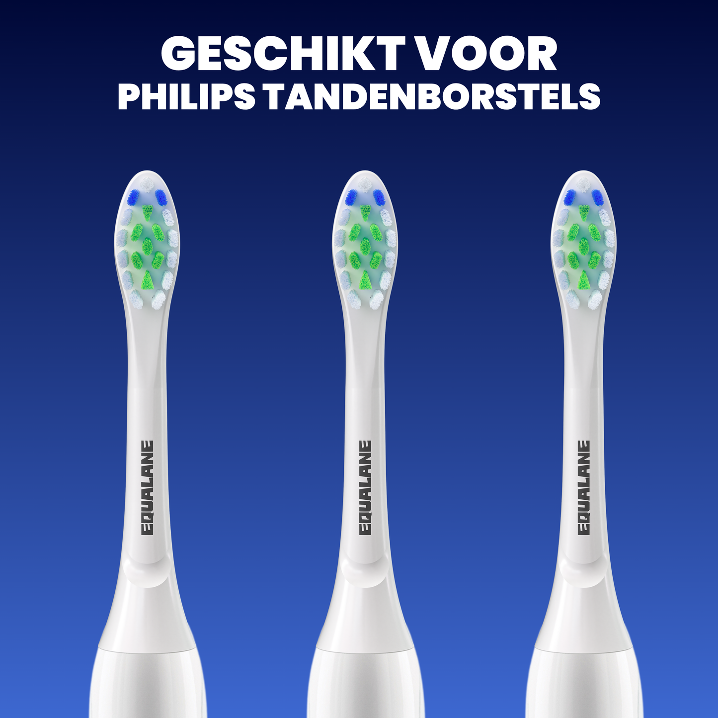 Opzetborstels geschikt voor Philips Sonicare - Normale Borstelharen - Wit - 40 Stuks