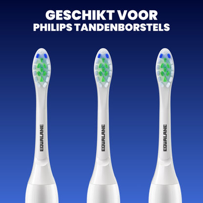Opzetborstels geschikt voor Philips Sonicare - Normale Borstelharen - Wit - 40 Stuks
