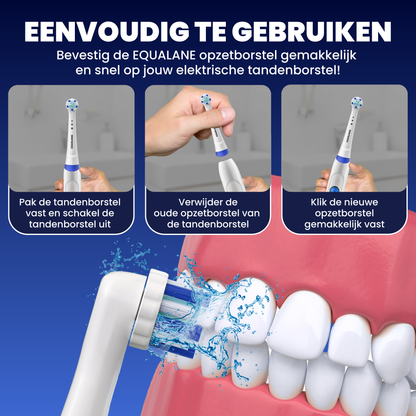Opzetborstels geschikt voor Oral-B iO - Zachte Borstelharen - Wit - 32 Stuks