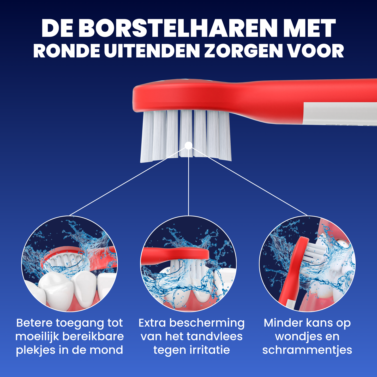 Opzetborstels geschikt voor Philips Sonicare Kids Tandenborstels - Zachte Borstelharen - Rood - 16 Stuks