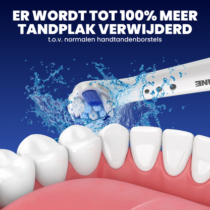 Opzetborstels geschikt voor Oral B iO tandenborstels - Schuine Borstelharen - Wit - 8 Stuks