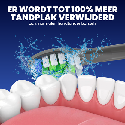 Opzetborstels geschikt voor Philips Sonicare tandenborstels - Normale Borstelharen - Zwart - 24 Stuks